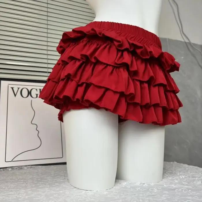 Demi-jupe décorée de gâteau de Style princesse