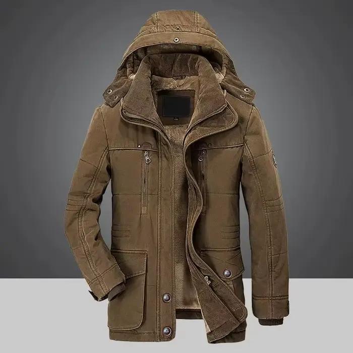 Veste polaire coupe-vent pour hommes, manteaux militaires chauds et épais, Parkas à capuche d'hiver, pardessus d'extérieur, vêtements de haute qualité