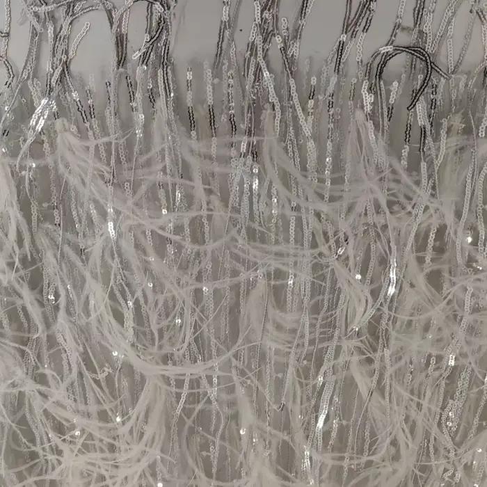 Mini jupe transparente en vraie plume, envelopper la poitrine, deux façons de porter, vêtements à taille élastique, jupe courte de fête, haut tubulaire