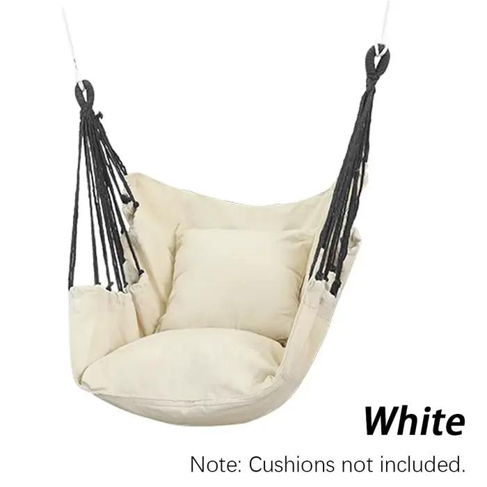 Hamac de camping extérieur portable, balançoire en toile, chaises à bascule paresseuses pour jardin, balcon, chambre à coucher, loisirs