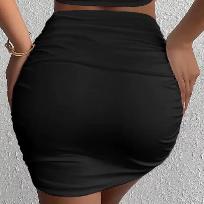 Nouvelle jupe crayon mini moulante sexy pour femme