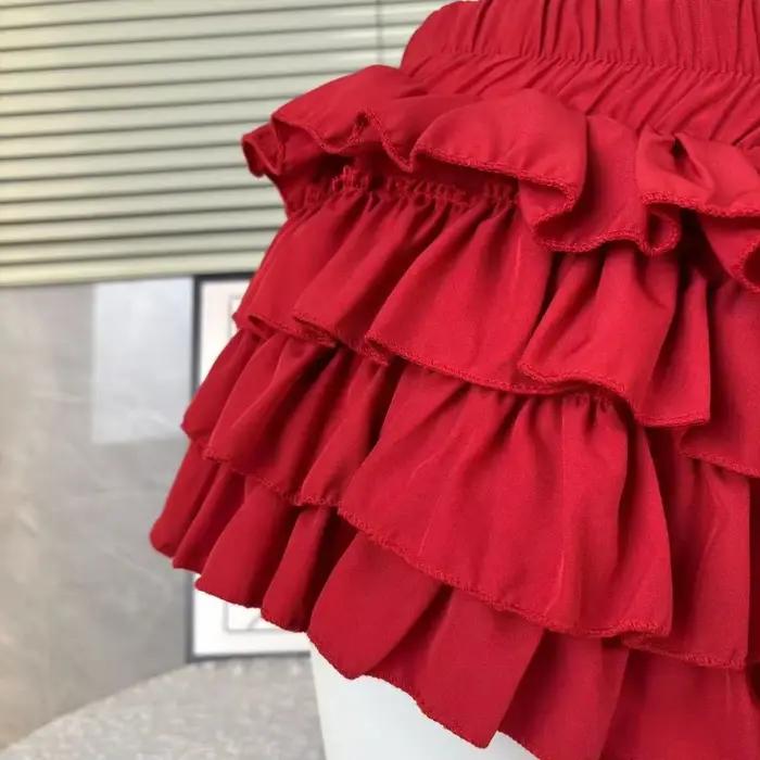 Demi-jupe décorée de gâteau de Style princesse