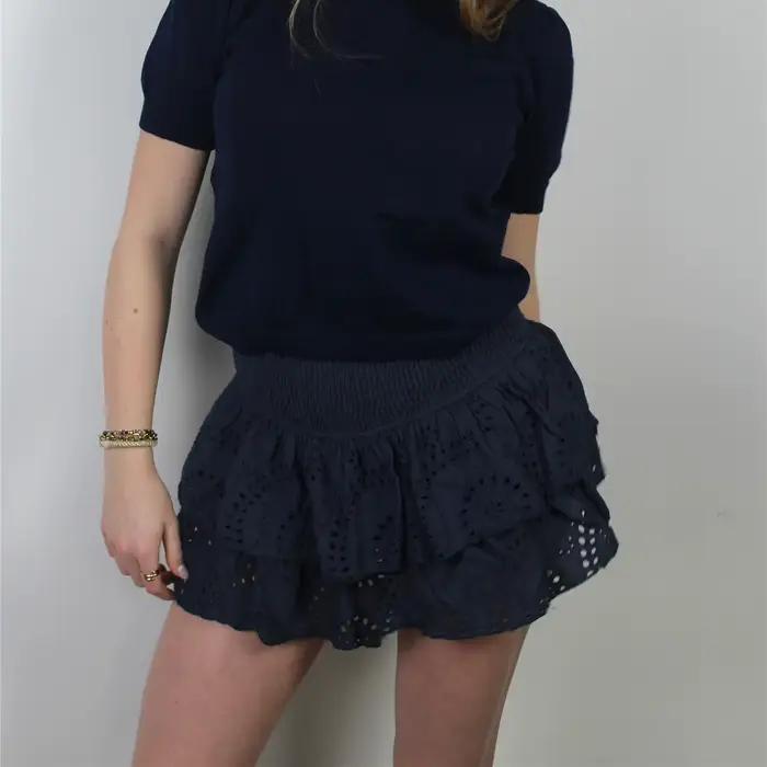 Hirigin-Mini jupes superposées à volants pour femmes