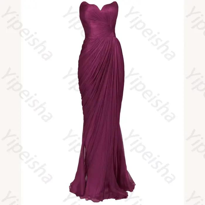 Robe de soirée longue sans bretelles, épaules dénudées, élégante, sans manches, dos nu, exquise, robes de soirée de haute qualité, personnalisées
