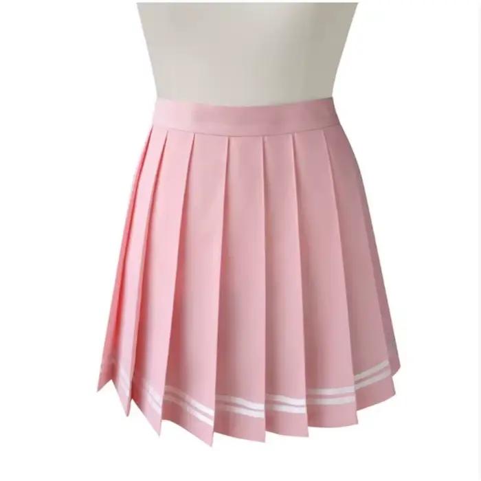 Vintage Style coréen Patchwork jupe Harajuku JK noir jupes plissées gothique Streetwear taille haute Mini