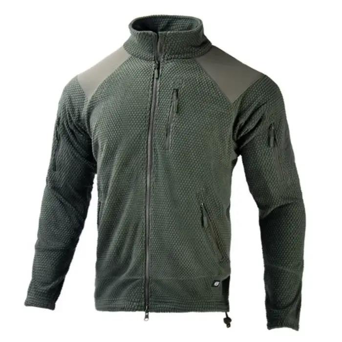 Veste polaire homme automne-hiver chaude à col montant, manteau pull, doublure pour sports de plein air, randonnée, veste tactique, vêtements d'escalade