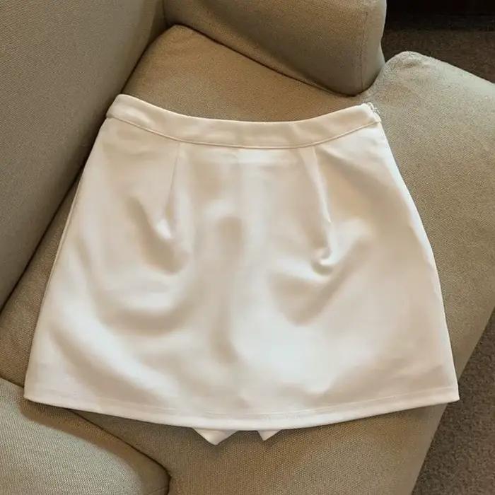 Mini jupes femmes Simple printemps mince Sexy populaire Hotsweet taille haute loisirs Chic Streetwear tempérament Mature tout-match Юбка