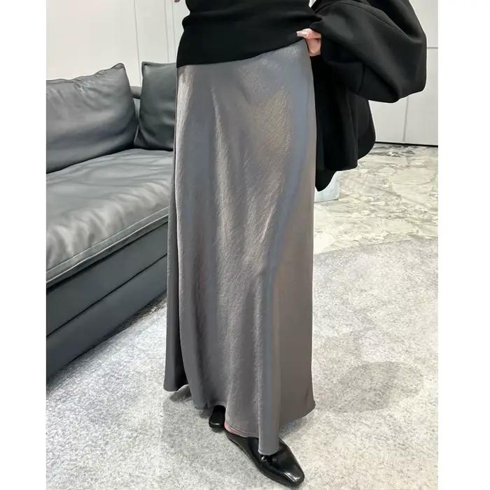 Jupes longues femme 2026 taille haute coupe trapèze sexy