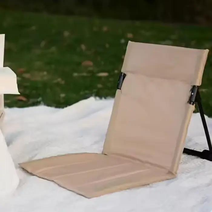 Chaise de Camping pliable, jardin extérieur, parc, chaise paresseuse simple, coussin de dossier, pique-nique, Camping, chaise à dossier pliante, chaises de plage