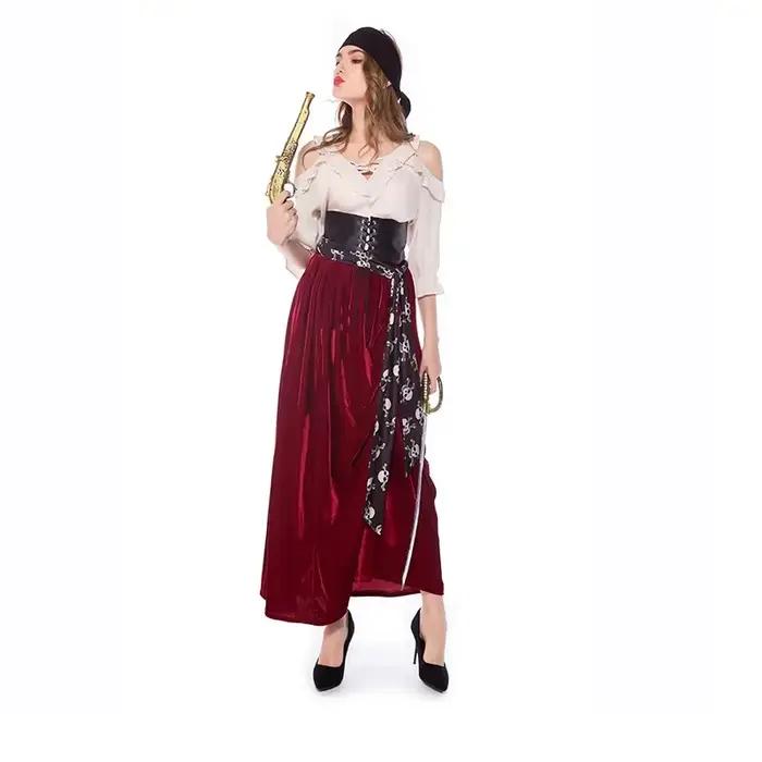 Costume de marin de capitaine Pirate pour femmes