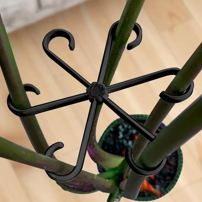 Supports de tiges pour plantes d'intérieur, 4 pièces, supports pour plantes grimpantes, support de tige pour Alocasia, pour jardin intérieur/extérieur, balcon, Pothos