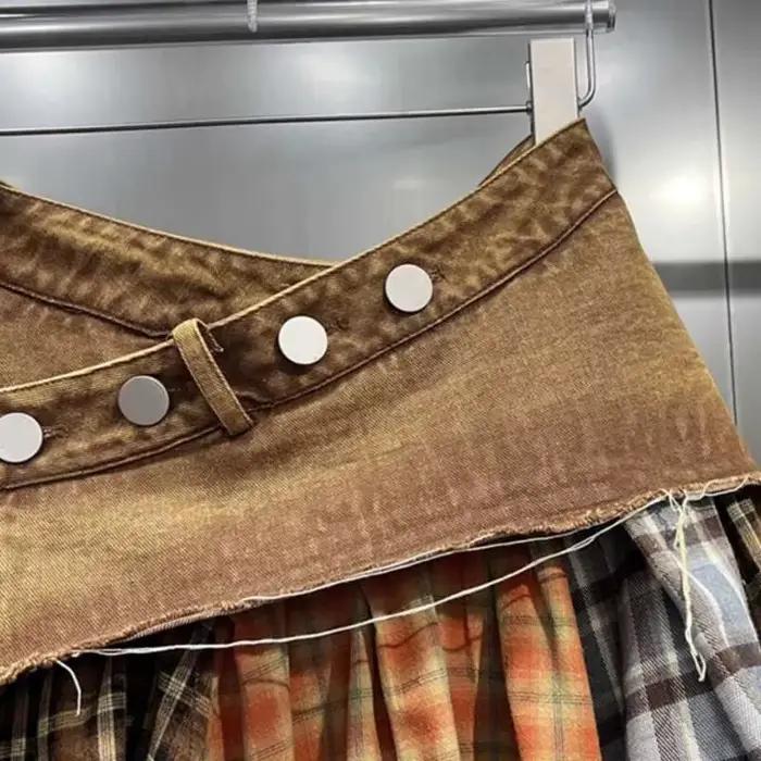 Mini jupe en jean pour femme