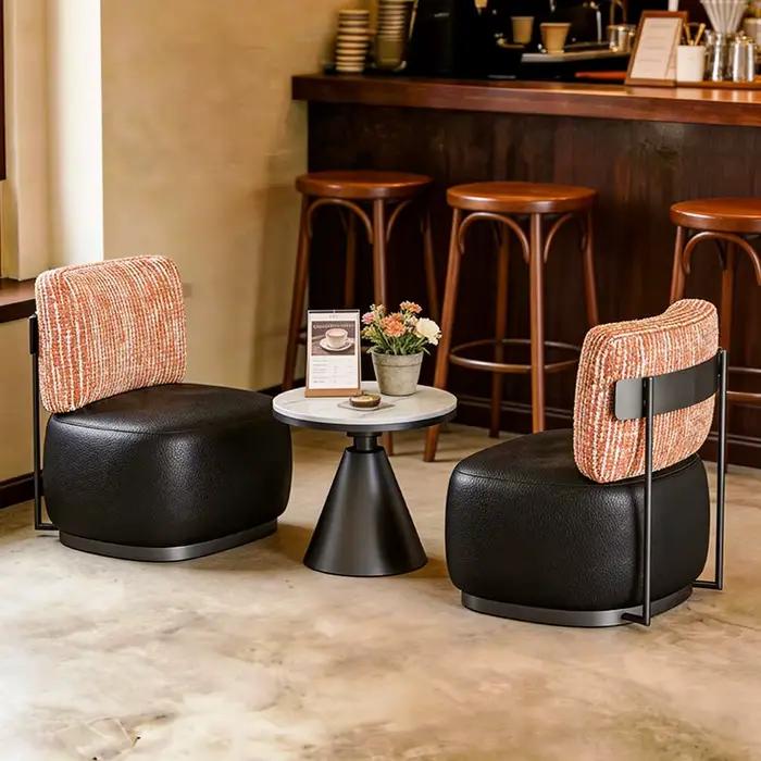 Chaises de bureau relaxantes, chaises d'appoint design vintage confortables, canapé de luxe moelleux, chaise de bureau, meubles de salon