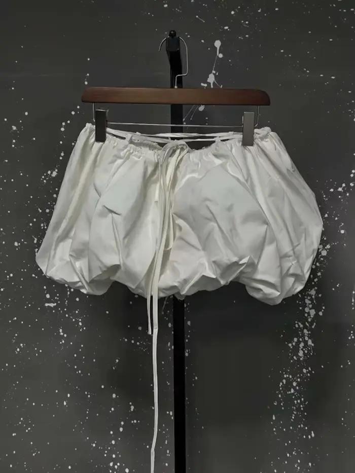 Jupe Taille Haute DEAT Style Streetwear Polyester Femmes Occasions Spéciales Polyvalente Mini Above Knee