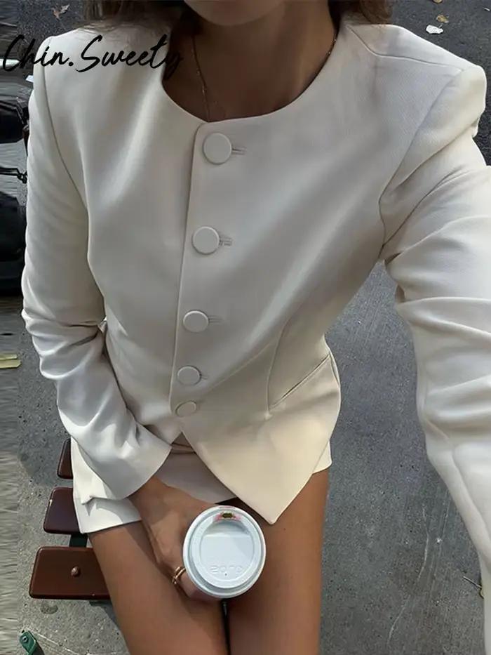 Mini jupe trapèze à boutonnage simple pour femmes