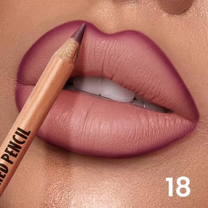 Crayon à lèvres waterproof longue tenue, lisse, définit le contour des lèvres, anti-bavures, maquillage quotidien pour les lèvres