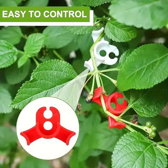 Redresseur de tiges de plantes, dispositif de pliage de plantes, pince d'entraînement à faible stress, pince d'entraînement réglable pour tiges de plantes