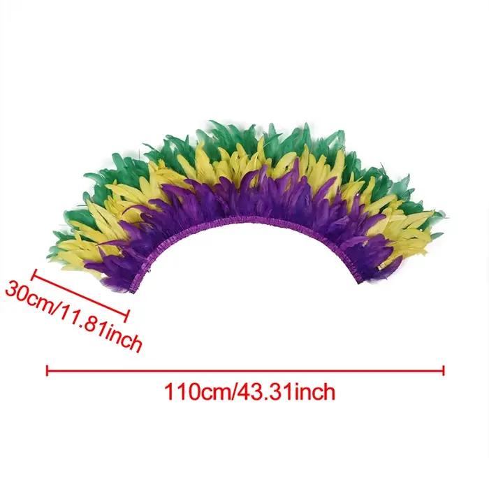 Jupe de plumes de Festival, boule de maquillage d'halloween, Costume Punk gothique, accessoires de spectacle sur scène, Mini jupe courte de fête pour femmes