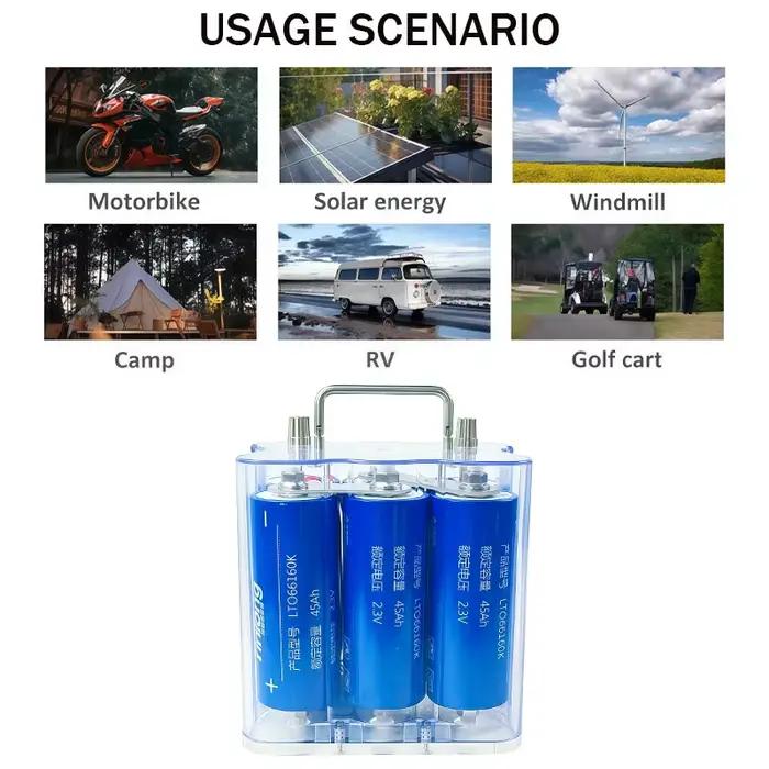 Batterie au lithium titanate Yinlong 12V 45Ah LTO 66160 10C haute puissance avec BMS intégré, batterie rechargeable pour l'audio automobile