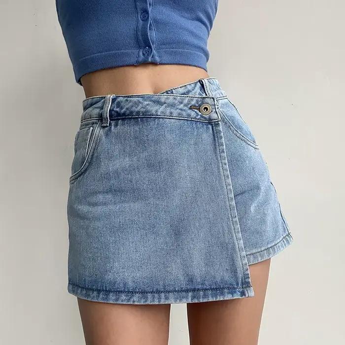 Jupe courte en jean 2026 pour femme