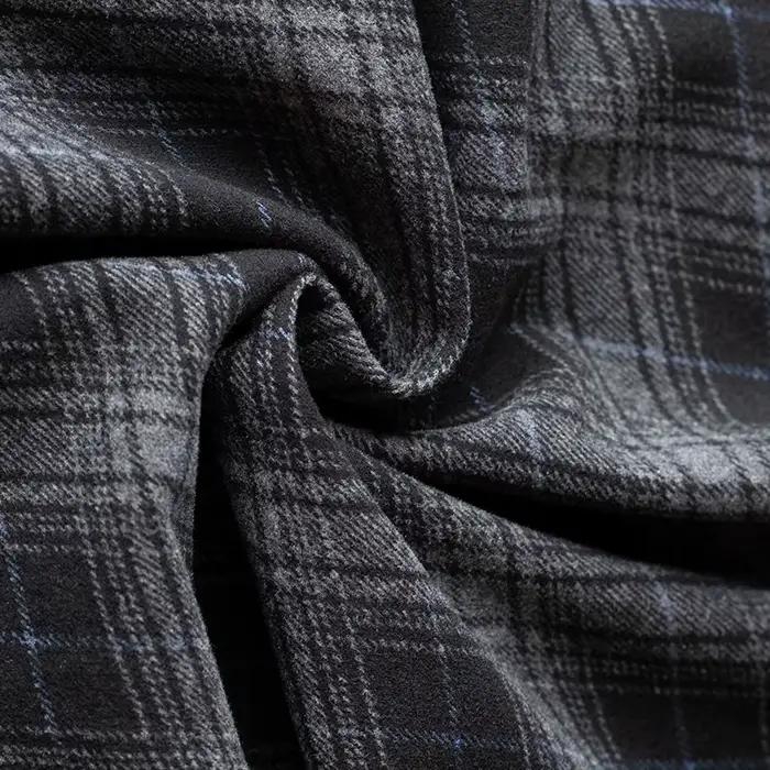 ZUZK automne hiver grille jupe droite pour les femmes nouveau Style élastique taille haute minceur Tube fente une étape
