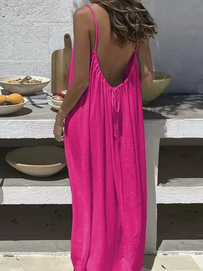 Robe nuisette pour femme, Nouvelle collection 2026, Modèle dos nu ample, Vêtement d'intérieur style manteau, Confortable, respirant, style décontracté, pour la maison