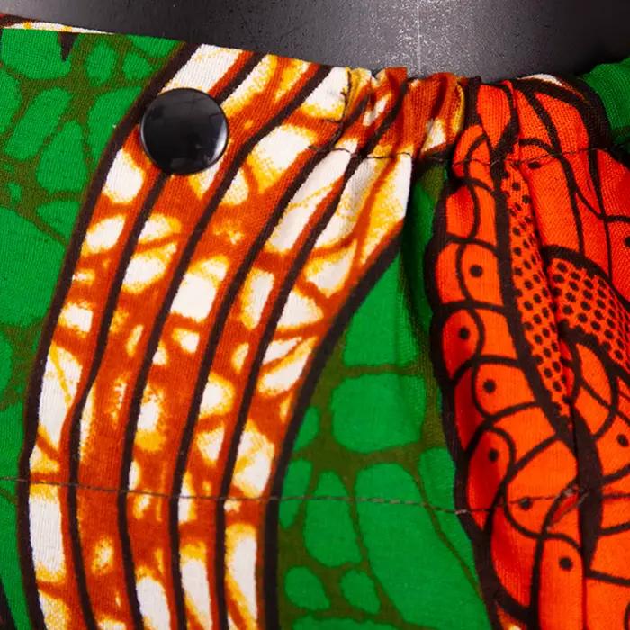 Mini jupes courtes imprimées africaines pour femmes