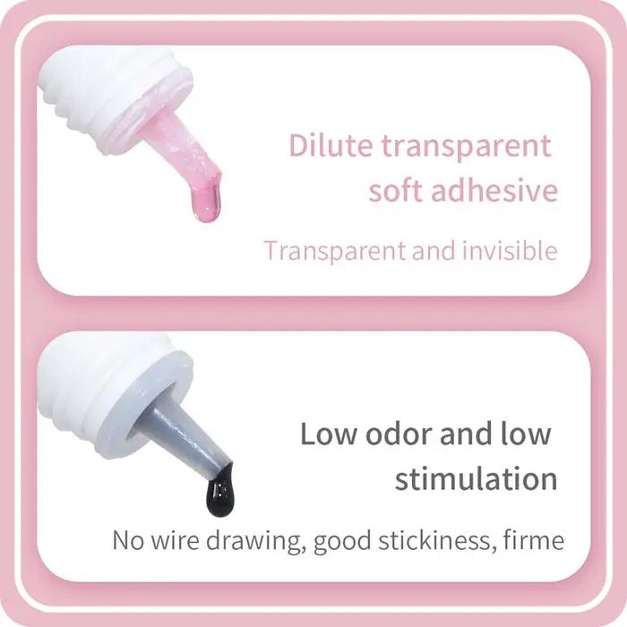 Colle pour extensions de cils 5ml, séchage rapide, adhésif longue durée, sans danger pour les faux cils, kit professionnel d'extensions de cils