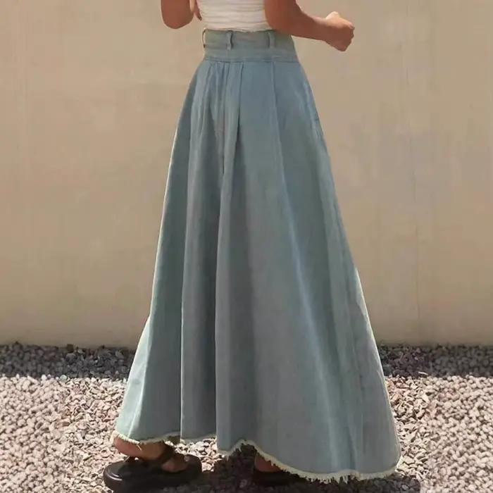 Nouvelle jupe en jean décontractée et élégante de style américain Printemps 2026