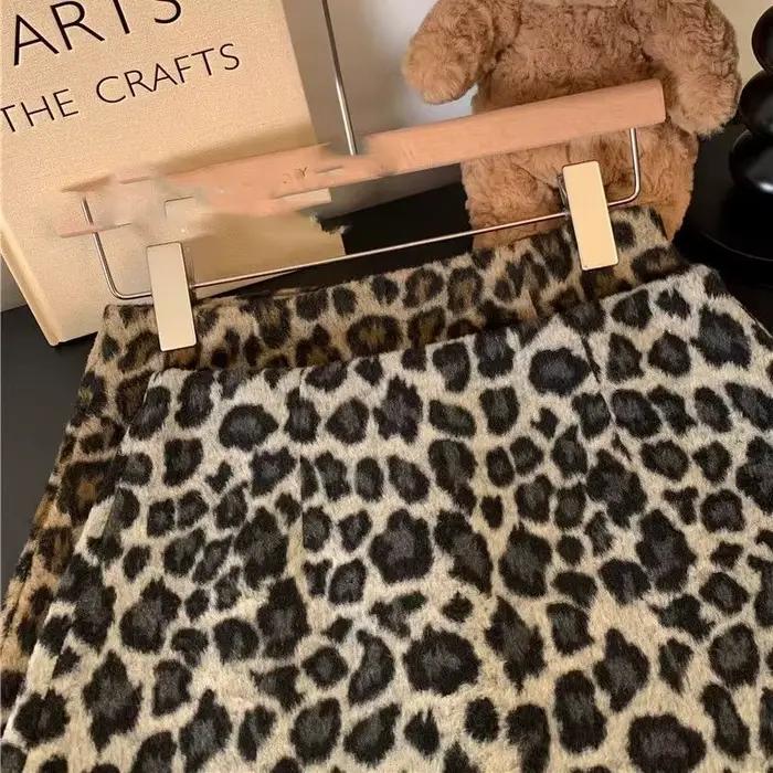Mini jupes Sexy imprimé léopard pour femmes