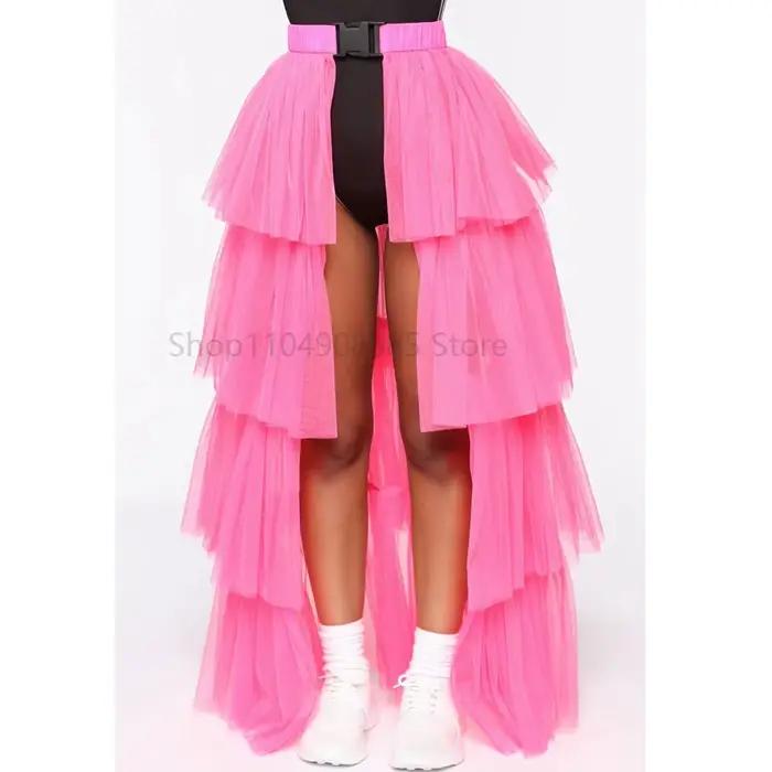 Jupe Couche Gâteau Dentelle Tulle Jupes Femmes Tenue de Fête Robe Lolita Vintage Occasions Spéciales Costumes Cosplay