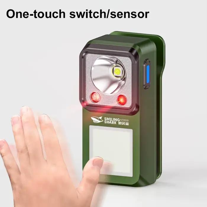 Lampe torche LED magnétique à clipser, éclairage ultra-durable pour l'extérieur, lampe de travail d'urgence, rechargeable, pour le camping et la randonnée