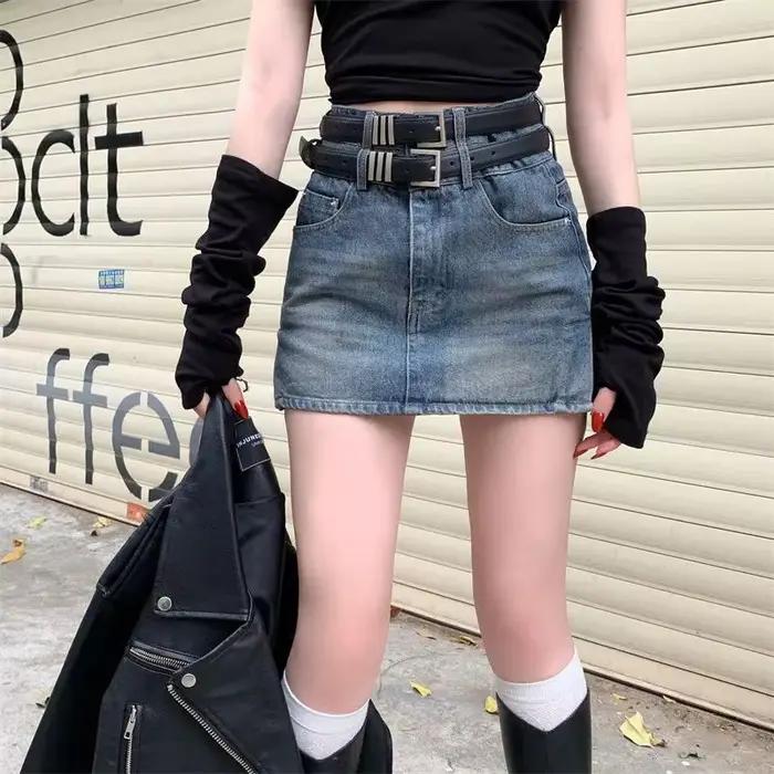Mini jupe en Jean pour femmes