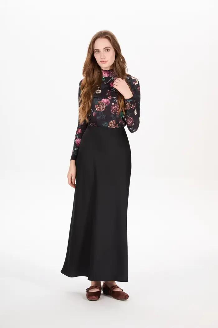 AS AW25 – jupe classique en Satin de haute qualité, taille réglable, vêtements pour femmes toutes saisons