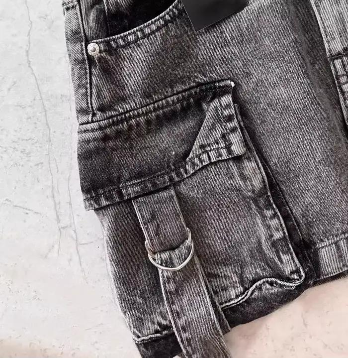 Jupes femmes Sexy jupe courte coupe ajustée décontracté jean régulier élégant épissure Denim taille haute hanche enveloppement une ligne poches été
