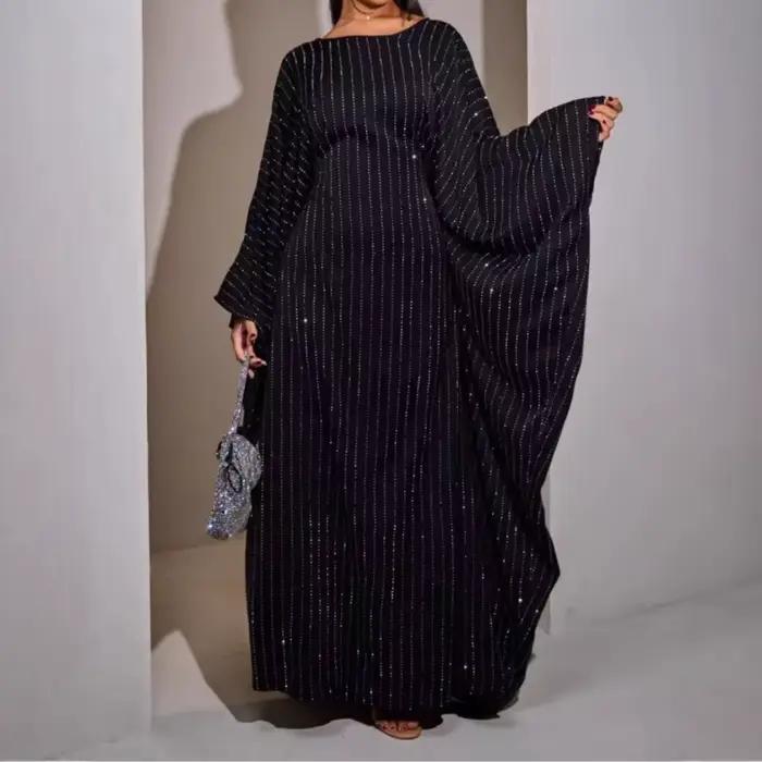 Robe longue de Banquet avec strass, Design Sense, pour femmes, printemps et automne 2025