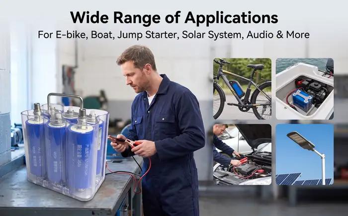 Batterie LTO Yinlong 12V 45Ah, tension nominale 13,8V, 25000 cycles, cycle profond -50 ℃ ~65 ℃ Alimentation à démarrage basse température Nouvelle AAA