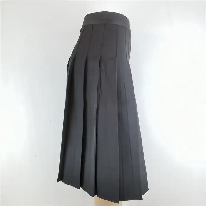 Jupe longue plissée pour femme