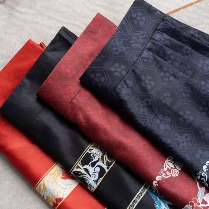ZUZK-Mini jupe visage de cheval, jupe courte améliorée, taille élastique, costume Hanfu traditionnel chinois, jupe plissée vintage