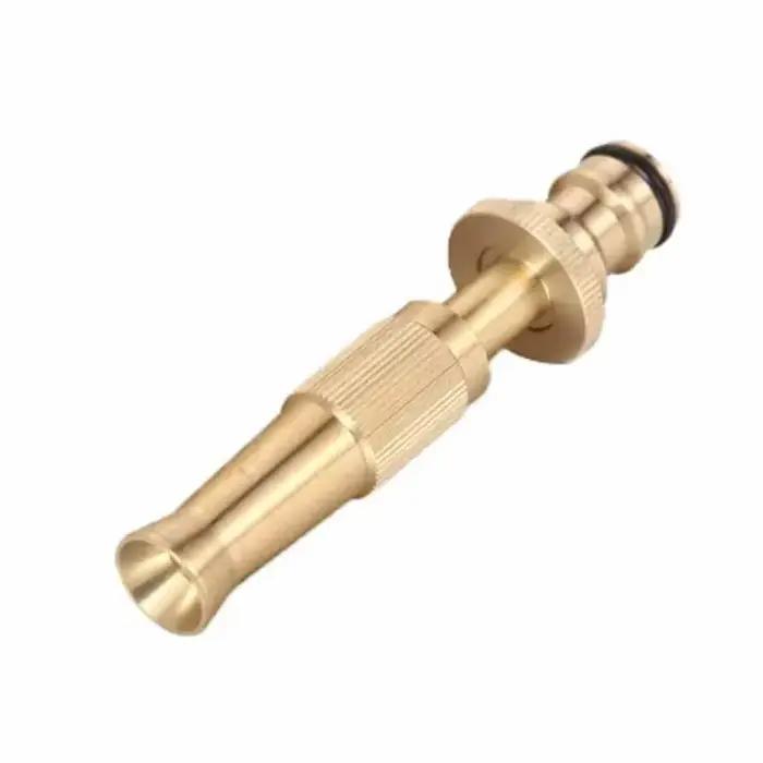 Buse de pulvérisation pistolet à eau en laiton haute pression arroseur à pulvérisation directe connecteur rapide tuyau d'arrosage domestique pistolet réglable