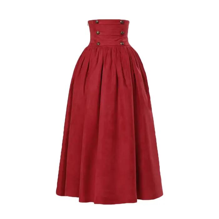 Jupe Vintage médiévale édouardienne pour femmes