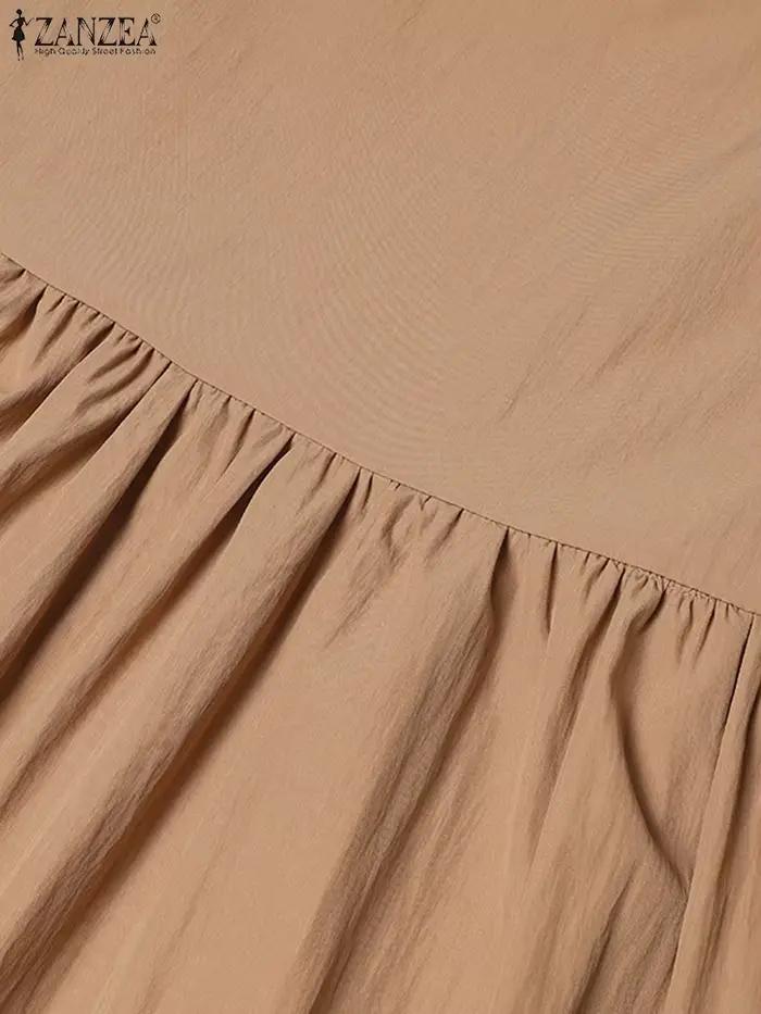 Jupe de Plage Décontractée à Plis pour Femme