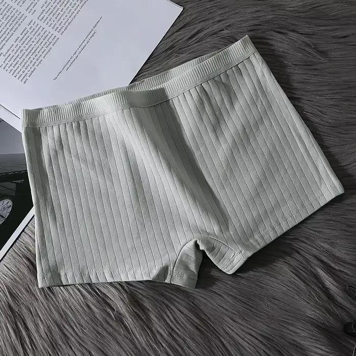 Été femmes culottes de sécurité coton sous jupe femme sans couture caleçon couleur unie grande taille Boxer Shorts