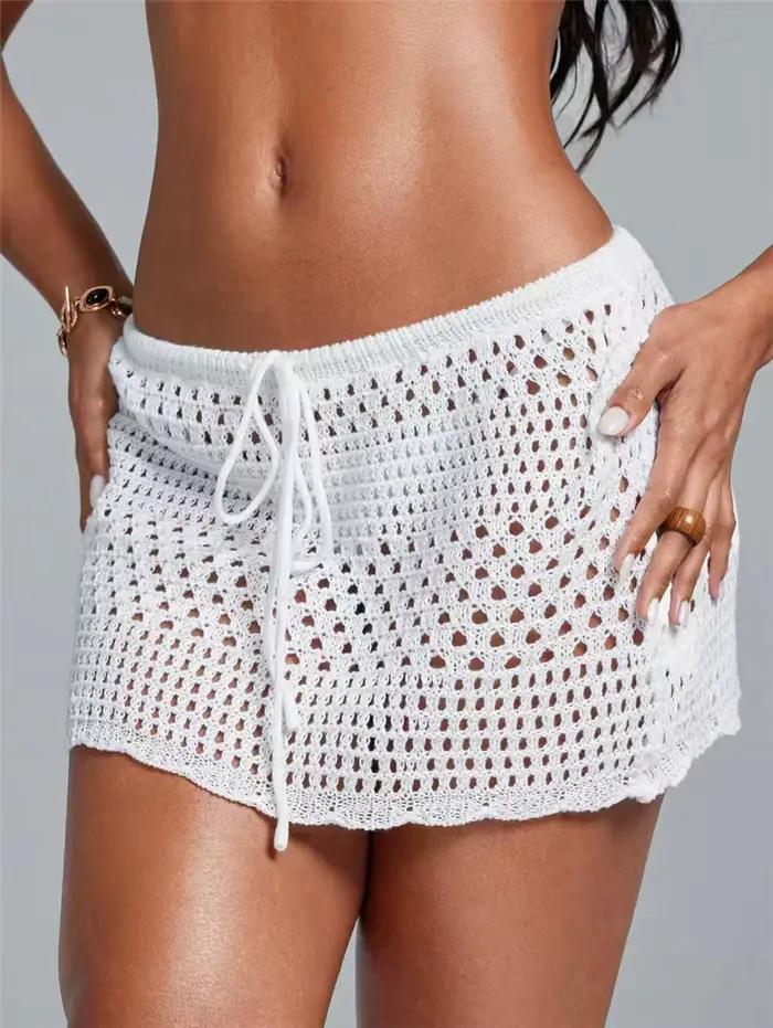 Nouvelle jupe unie pour femme