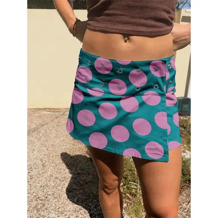 Jupes mini moulantes rétro esthétiques pour femmes