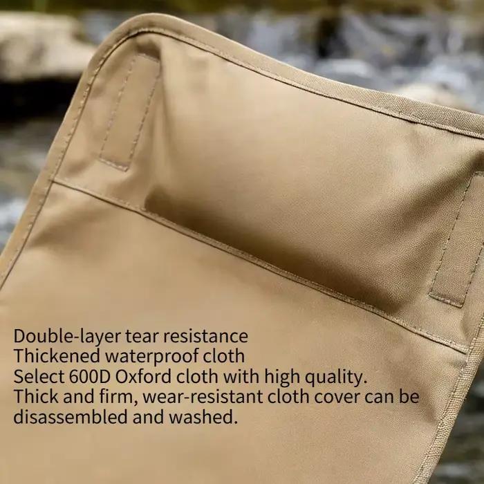 Fauteuil inclinable portable pour la pêche et les activités de plein air, chaise pliante de pique-nique avec accoudoirs, chaise d'extérieur, chaise longue pour maquilleuse, chaises de patio, mobilier