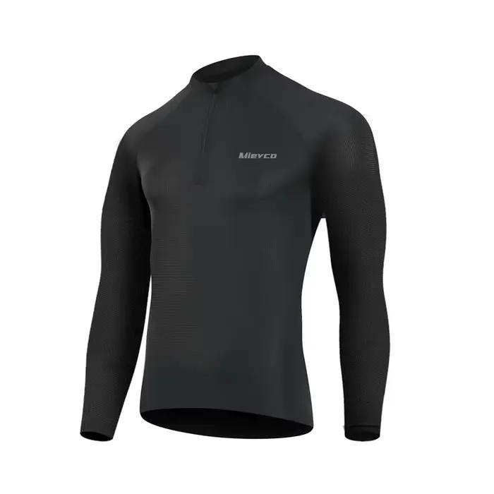 Maillot de cyclisme à manches longues pour homme, vêtements de vélo de route, accessoires de sport, haut respirant surdimensionné, t-shirt à bas prix