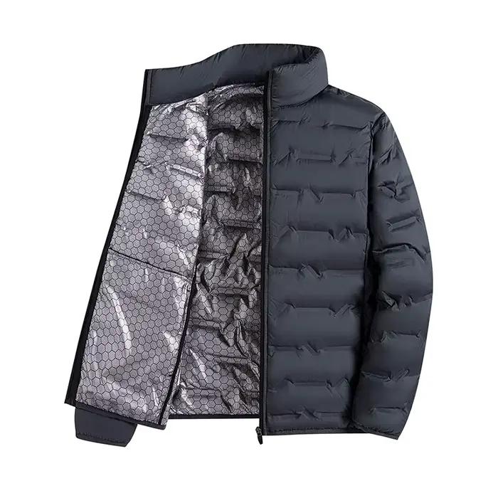 Hommes hiver blanc doudoune léger chaud 80 blanc canard manteau col montant Ultra léger Portable doudoune JK-094