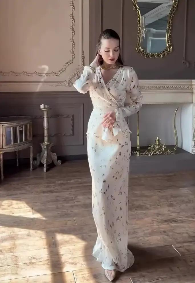 Femmes Eid jupes longues haut costume de fête musulman 2 pièces ensemble fleur imprimé dubaï Islam arabe saoudien tenues jupe Ensembles Ramadan
