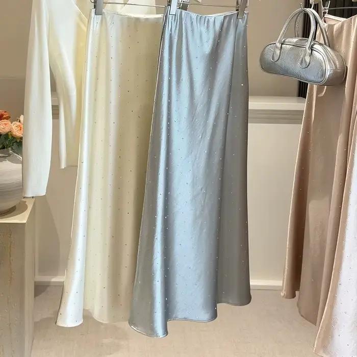 OCEANLOVE Jupes sirène en satin pour femme